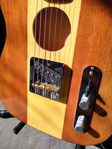 Custom Build Guitars Telecoustic Roasted Maple Neck
