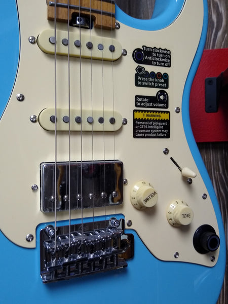 Mooer GTRS Guitars Standard 800 Intelligent Guitar (S800) - Sonic Blue