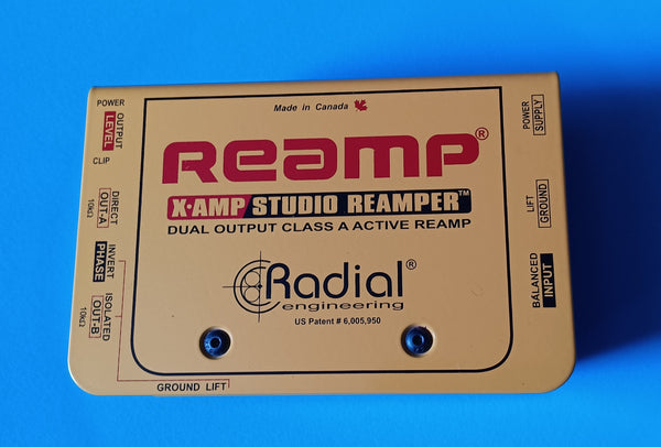 Radial Engineering X Amp Studio Reamper used