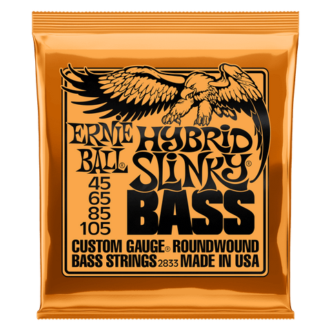 Ernie Ball Hybrid Slinky Nickel Wound Electric Bass, 45–105 Gauge