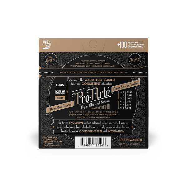 D'Addario Pro-Arté Classical Guitar Strings EJ455