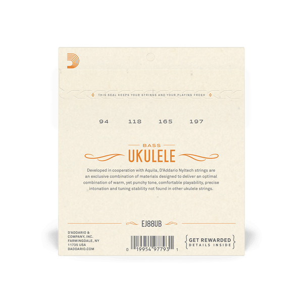 D'Addario Bass Ukulele NYLtech Strings