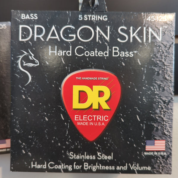 DR Dragon Skin coated bass strings