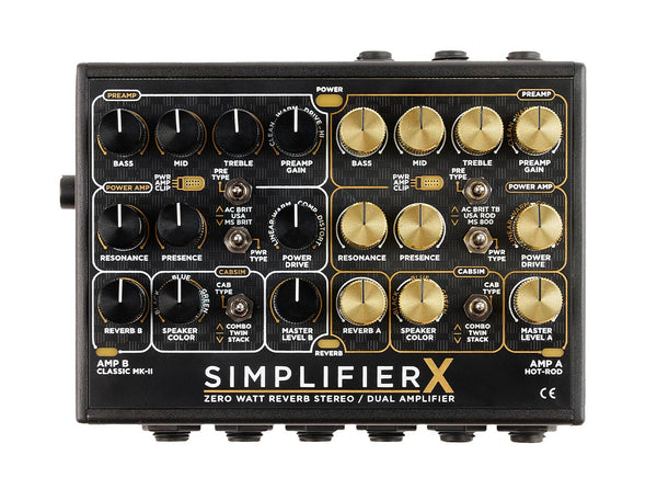 DSM & Humboldt Simplifier X Stereo Guitar Preamp + Cab Simulator