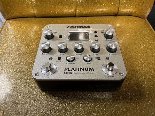 Fishman Platinum Pro EQ 2010s - Brushed Metal used
