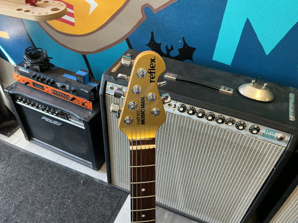 Ernie Ball Music Man Reflex Tremolo with Maple Fretboard 2014 - 2015 - Vintage Gold used