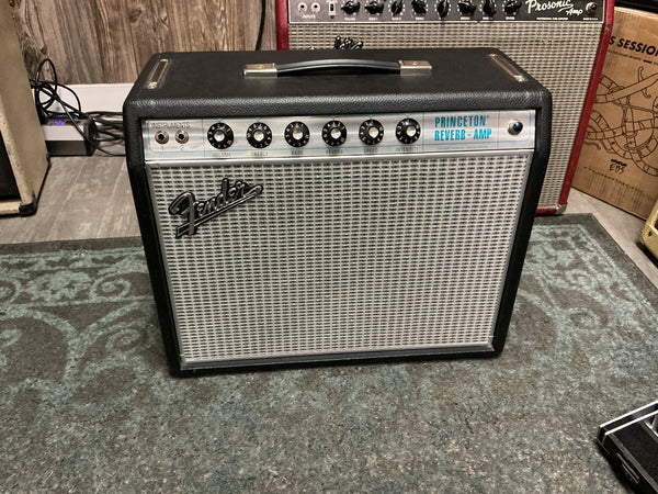 Fender '68 Custom Princeton Reverb-Amp reissue 12-Watt 1x10" Guitar Combo 2013 - Present - Black used