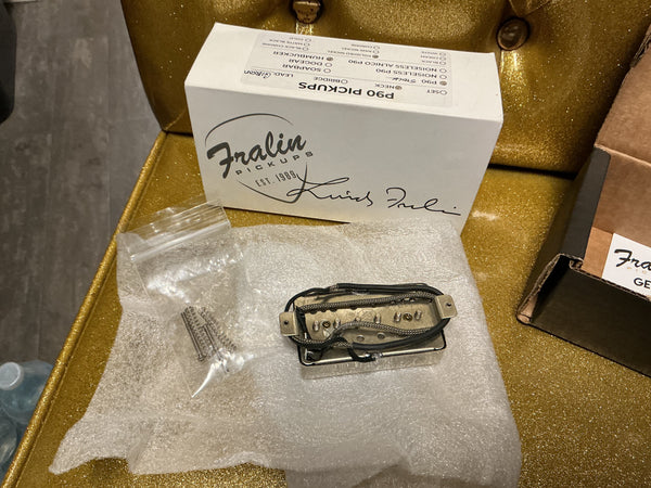 Lindy Fralin P-90 pickups 2010’s - Polished nickel used