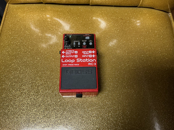 Boss RC-3 Loop Station 2011 - Present - Red used