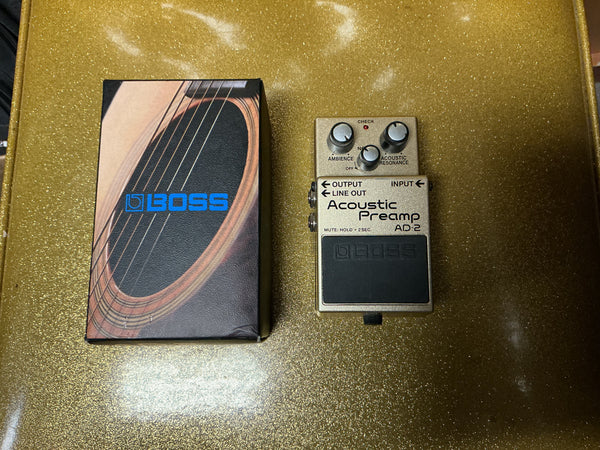 Boss AD-2 Acoustic Preamp Pedal 2016 - Present - Bronze used