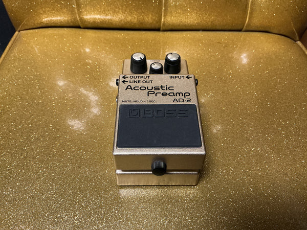 Boss AD-2 Acoustic Preamp Pedal 2016 - Present - Bronze used