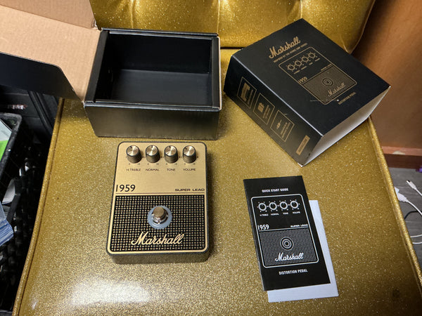 Marshall 1959 Overdrive Pedal 2025 - Present - Black / Gold used