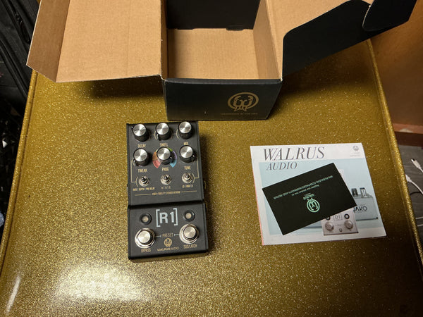 Walrus Audio Mako R1 High-Fidelity Stereo Reverb 2021 - 2024 - Black used