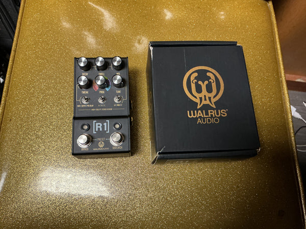 Walrus Audio Mako R1 High-Fidelity Stereo Reverb 2021 - 2024 - Black used