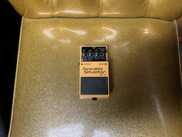 Boss AC-2 Acoustic Simulator (Silver Label) 1997 - 2006 - Yellow used
