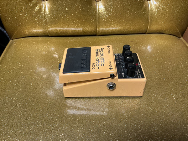 Boss AC-2 Acoustic Simulator (Silver Label) 1997 - 2006 - Yellow used