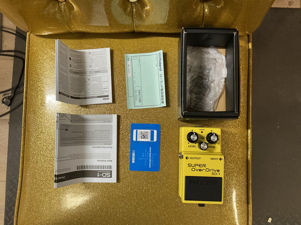 Boss SD-1 Super OverDrive (Silver Label) 1997 - Present - Yellow used