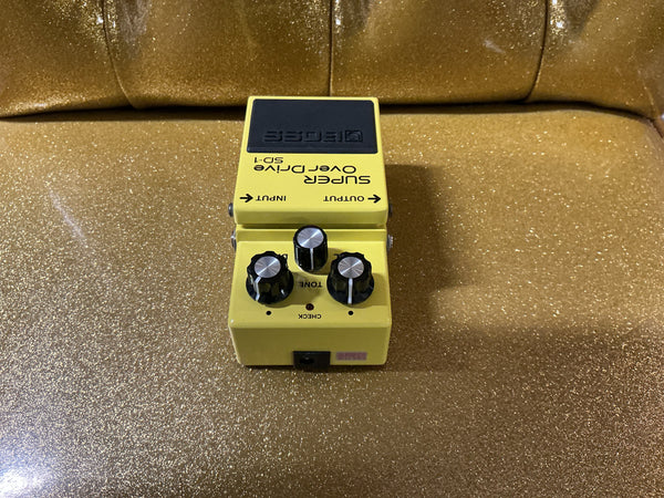 Boss SD-1 Super OverDrive (Silver Label) 1997 - Present - Yellow used