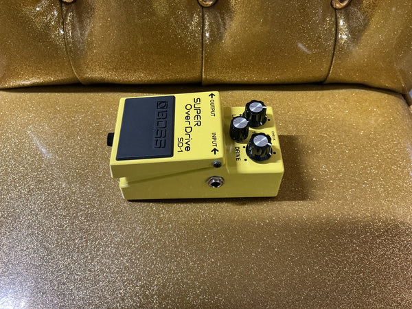 Boss SD-1 Super OverDrive (Silver Label) 1997 - Present - Yellow used