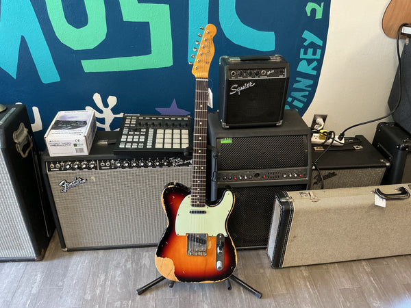 Fender Telecaster Custom shop 2017 - Aged 3 Tone Sun Burst Limited Edition NAMM ‘63 
used