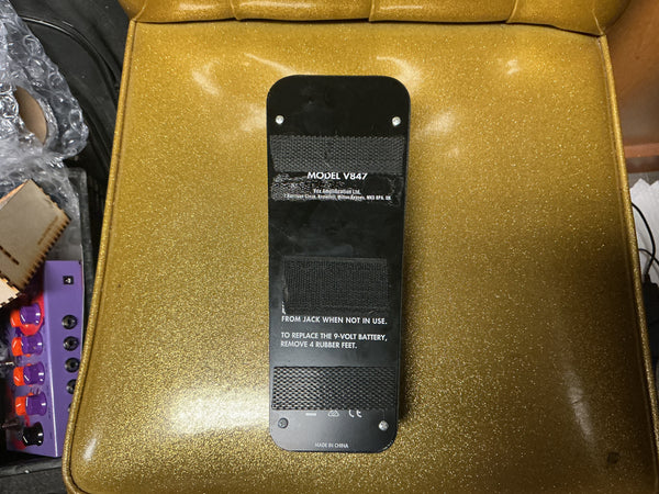 Vox V847A Wah with 9V Jack 2007 - Present - Black / Chrome used