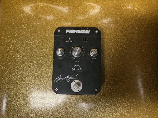 Fishman PRO-AIP-JD1 Jerry Douglas Aura Acoustic Imaging Pedal for Resonator 2010s - Black used