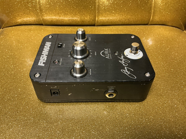 Fishman PRO-AIP-JD1 Jerry Douglas Aura Acoustic Imaging Pedal for Resonator 2010s - Black used