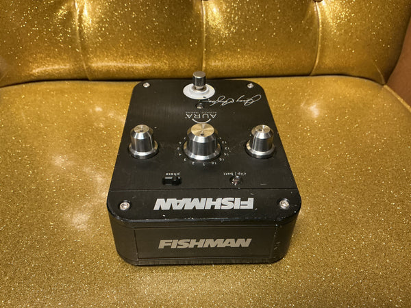 Fishman PRO-AIP-JD1 Jerry Douglas Aura Acoustic Imaging Pedal for Resonator 2010s - Black used