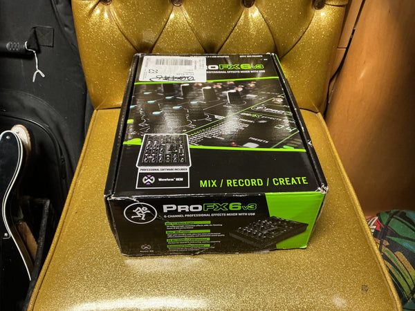 Mackie ProFX6v3 6-Channel Effects Mixer 2020 - Present - Dark Gray used