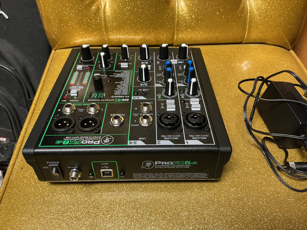 Mackie ProFX6v3 6-Channel Effects Mixer 2020 - Present - Dark Gray used