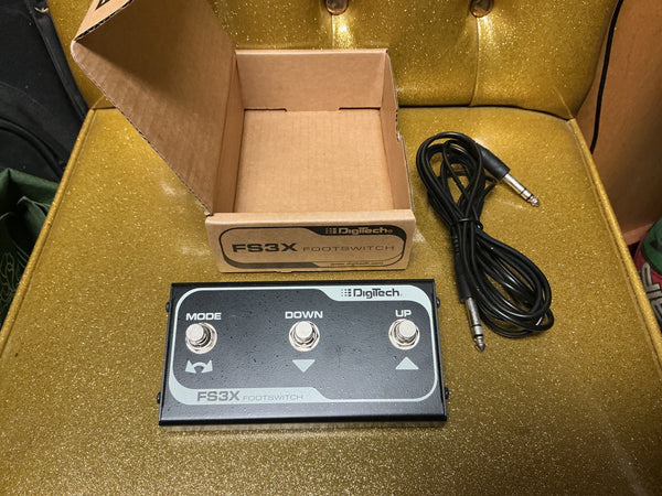 DigiTech FS3X 3 Button Footswitch 2005 - Present - Black