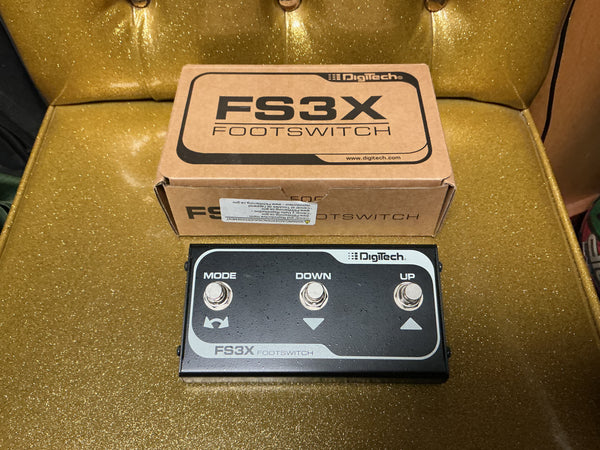 DigiTech FS3X 3 Button Footswitch 2005 - Present - Black