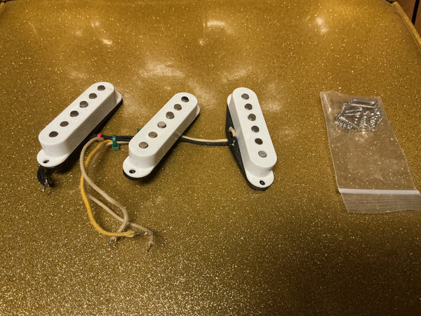 David Allen Pickups Tru 54 Strat  2020’s - Cream