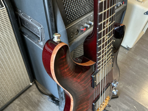 PRS Custom 22 Tremolo 10-Top 2002 - 2020 - Fire Red Burst