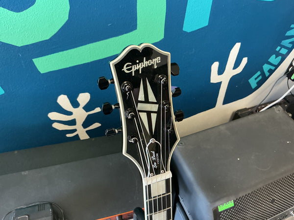 Epiphone Adam Jones Signature Art Series Les Paul Custom 2023 - Julie Heffernan's "Self Portrait as Not Dead Yet" / Silverburst