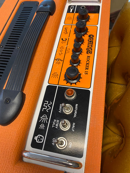 Orange Rocker 15 Combo used