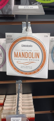 D'Addario 8-String Mandolin Medium Loop End