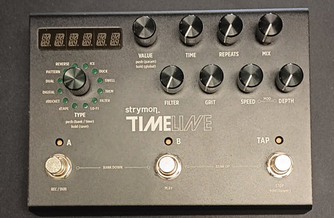 Strymon Timeline Limited Midnight Edition used
