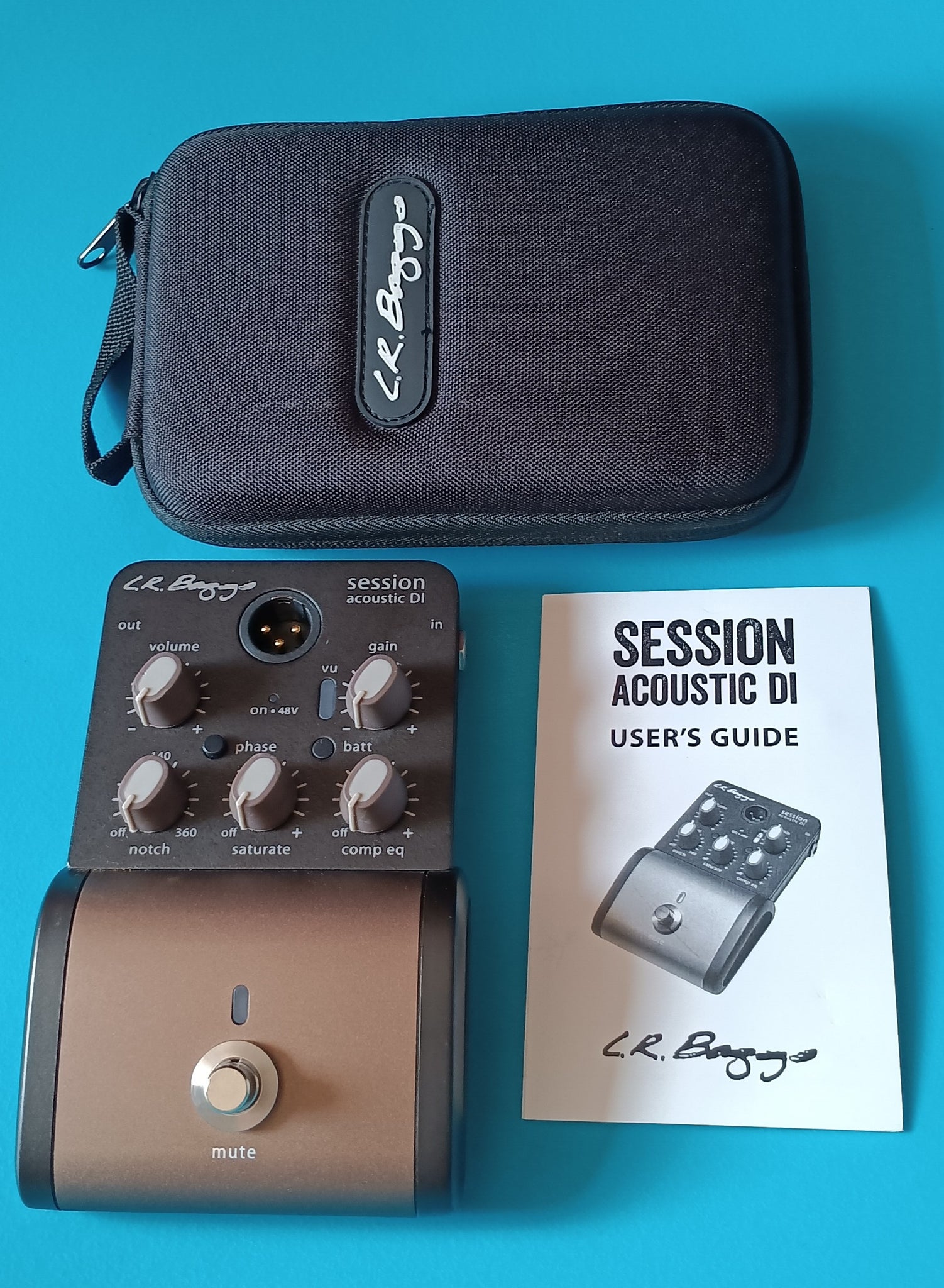 L.R. Baggs Session Acoustic DI used
