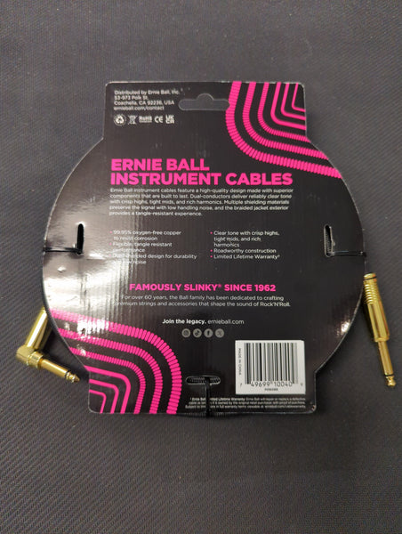 Ernie Ball braided instrument cable
