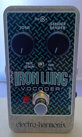 Electro-Harmonix Iron Lung Vocoder used