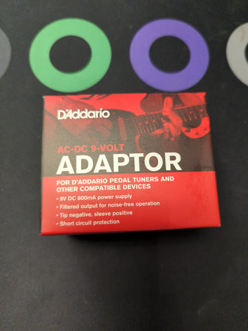 D'Addario 9V AC-DC adapter