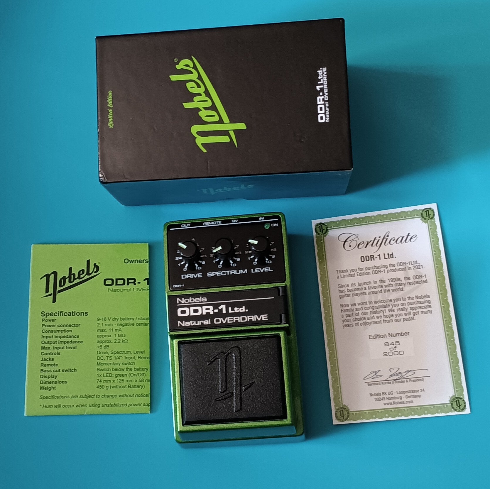 Nobels ODR-1 Ltd. Natural Overdrive used