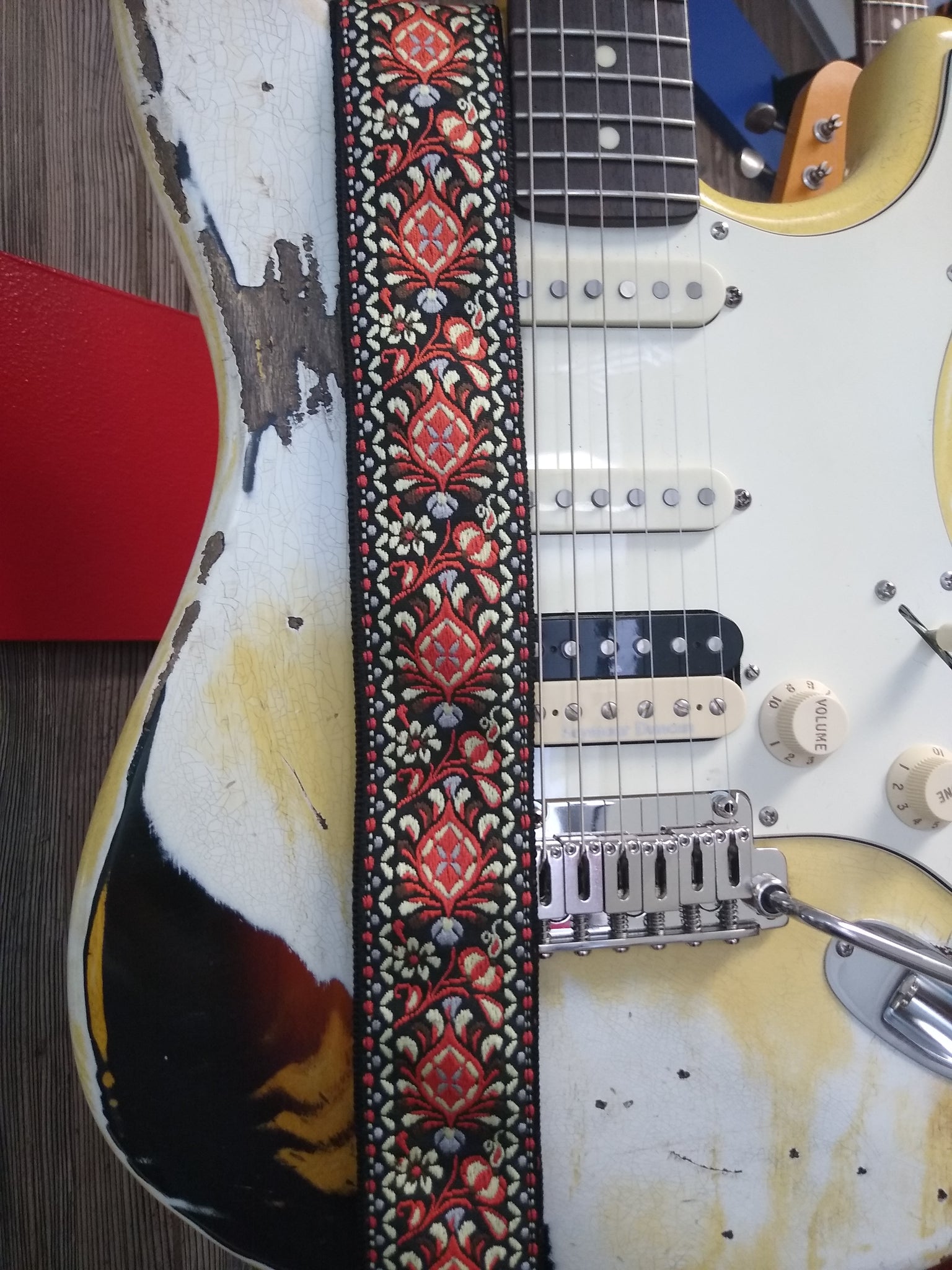 Lock-it Straps - Chestnut Bay guitar strap