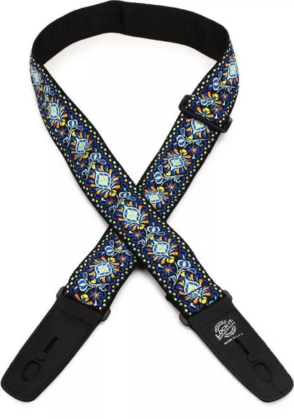 Lock-it Straps - Blue Chill guitar strap