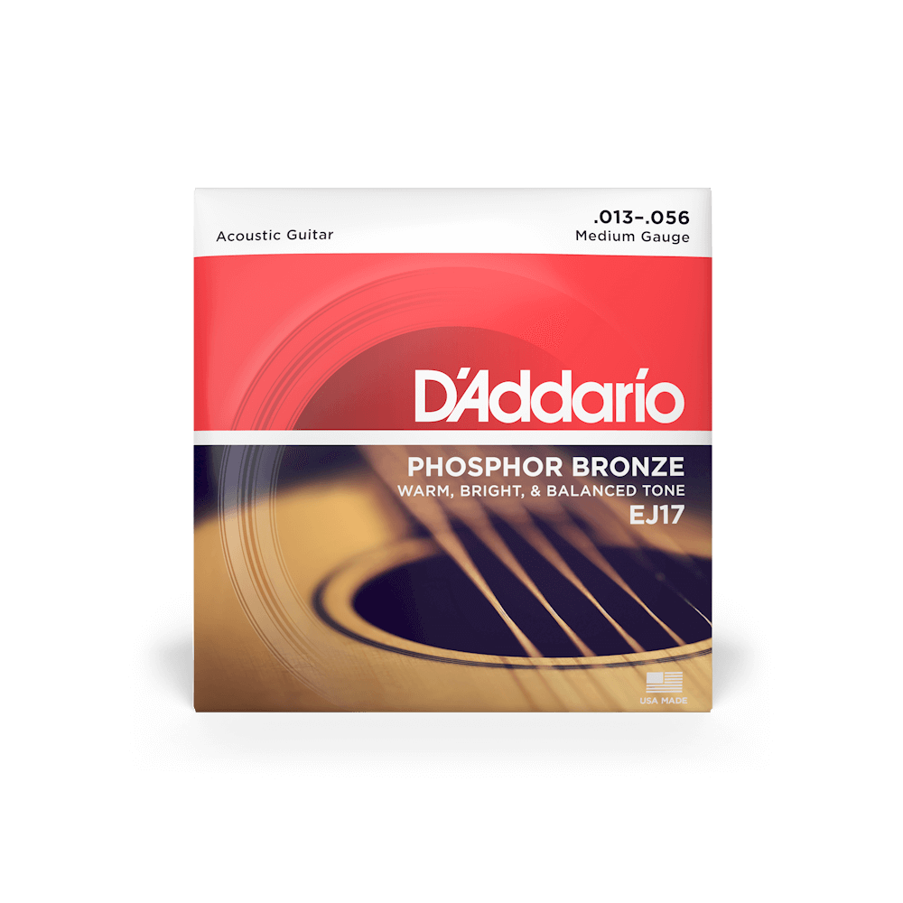 D'Addario 13-56 Medium, Phosphor Bronze Acoustic