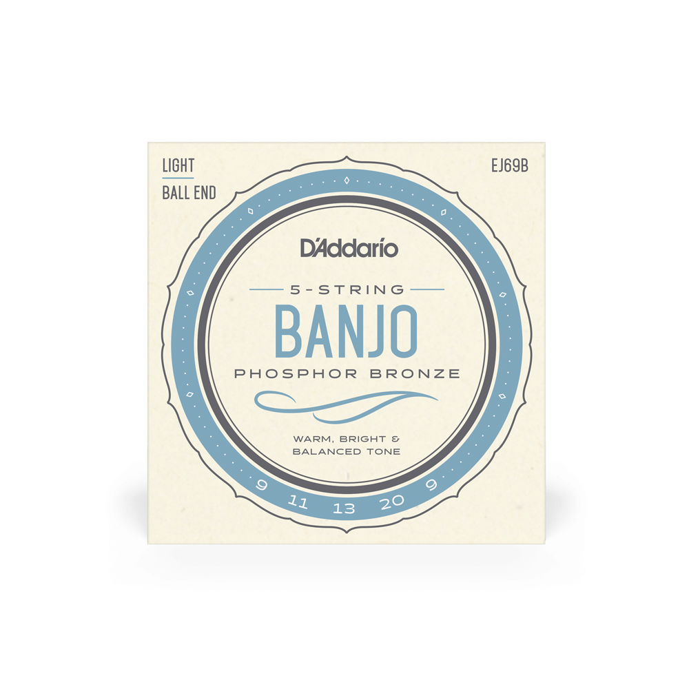 D'Addario Light 5-String Banjo Ball End