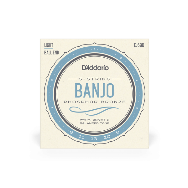 D'addario Light 5-String Banjo Ball End