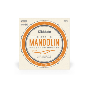 D'addario 8-String Mandolin Medium Loop End